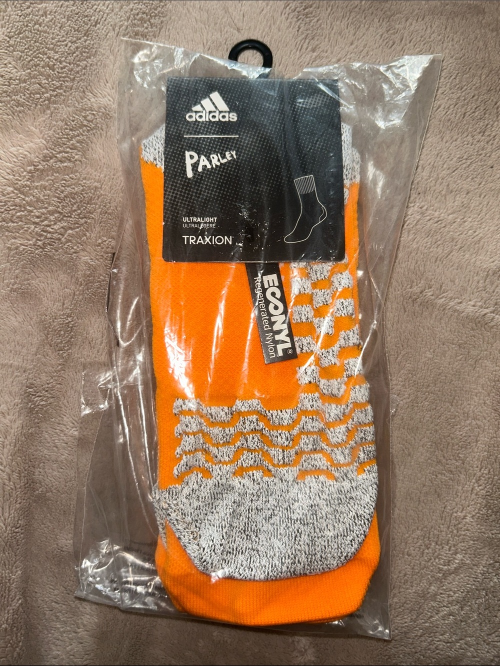 Adidas Traxion Inscims Grip Socks Yellow Grey EU 40-42 Sealed